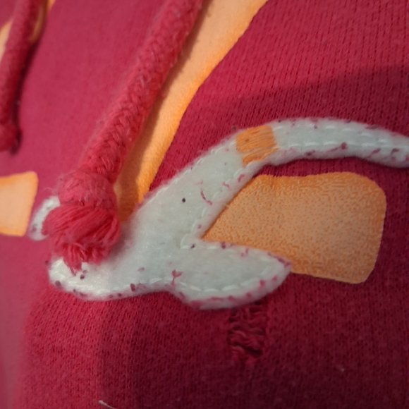 Hollister Women’s Pink Pullover Hoodie Sweater - Picture 4 of 9